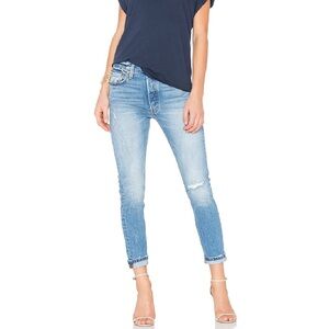 Levi's® Premium 501® SKINNY WOMEN'S JEANS Button Fly Distressed Size 28” x 30”